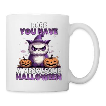 Grumpy cats Halloween costume cats - Mug - white - Right