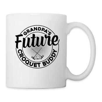 Grandpa's Future Croquet Buddy - Baby Croquet - Mug - white - Right