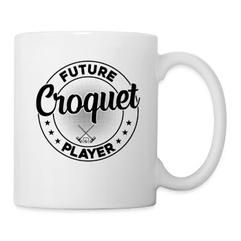 Future Croquet Player - Baby Croquet Player - Mug - white - Right