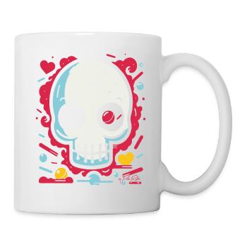Nothing but hearts and love to the bone - Mug - white - Right
