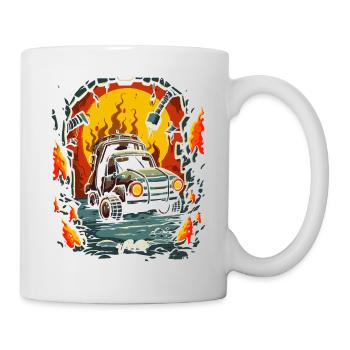 Hell for Mechanics: Dungeon of Junk Cars - Mug - white - Right