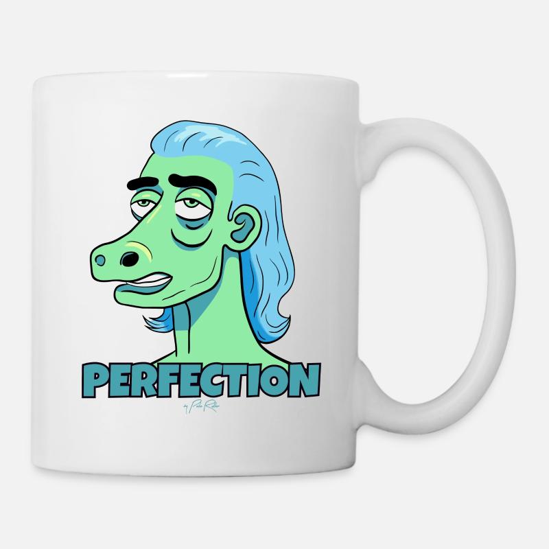 Schönheit und Anmut in Perfektion - Tasse - Weiß