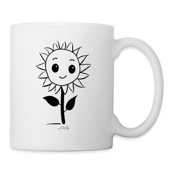 Cheerful Sunflower - Mug - white - Right