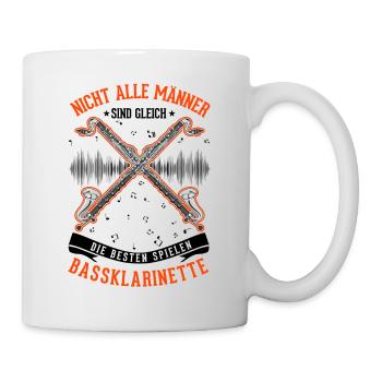Bassklarinette Geschenk Bassklarinettist - Tasse - Weiß - Rechts