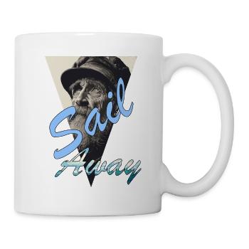 Sail Away Shirt - Tasse - Weiß - Rechts
