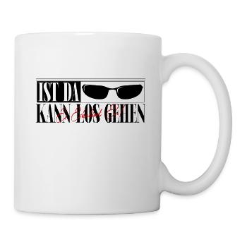 Kann Los Gehen Sonnenbrille Personalisiert Name - Tasse - Weiß - Rechts