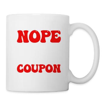 Coupon de points - Mug blanc - blanc - Droite