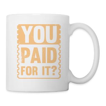 Coupon de points - Mug blanc - blanc - Droite