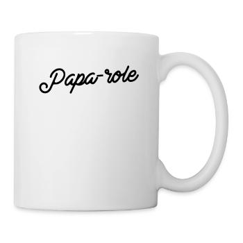 Papa-role Super Papa Héros - Mug blanc - blanc - Droite