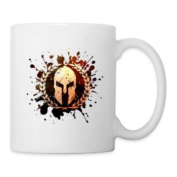 Sparta Helmet Mythology Warrior Gladiator - Mug - white - Right