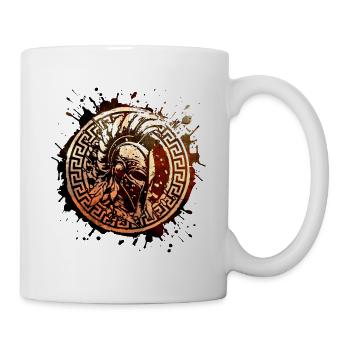 Casque Spartan Gladiator Fighter Training - Mug blanc - blanc - Droite