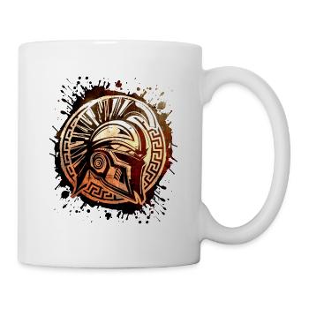 Casque Spartiate Gym Gladiateur Mythologie - Mug blanc - blanc - Droite