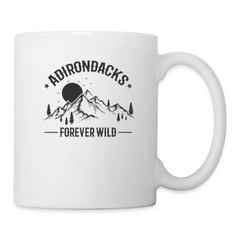 Adirondacks Forever Wild New York USA - Tasse - Weiß - Rechts