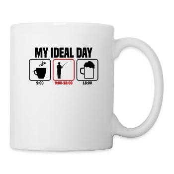 My Perfect Day Fishing Angler - Mug - white - Right