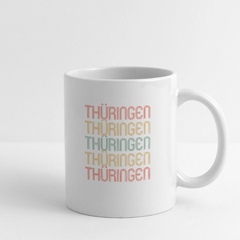 Thuringe Thuringe Thuringe Thuringe Mug blanc