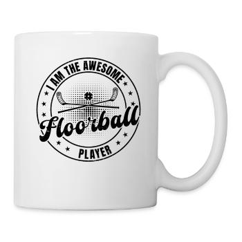 Jeu de floorball - Je suis le joueur de floorball génial - Mug blanc - blanc - Droite