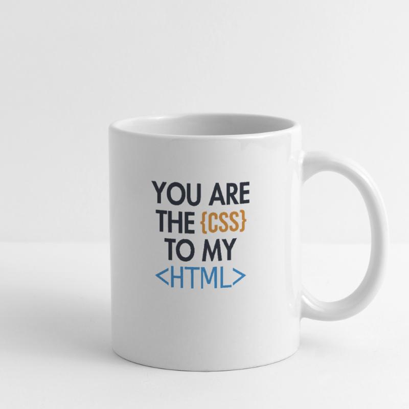 Vous êtes le CSS de mon HTML Developer Coder Mug blanc