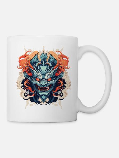 Oni Demon - Tasse - Weiß