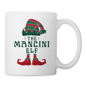 Le pyjama Mancini Elf pour un Noël amusant - Mug blanc - blanc - Droite