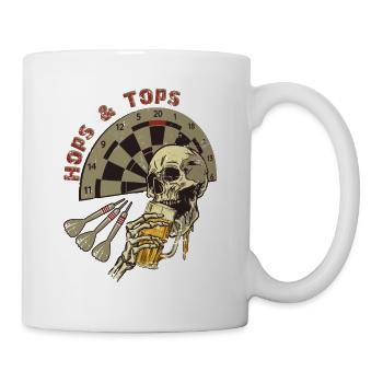 Darts Hops & Tops - Mug - white - Right