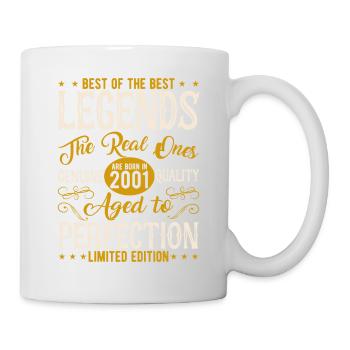 Vintage 2001 Birthday Gift - Tasse - Weiß - Rechts