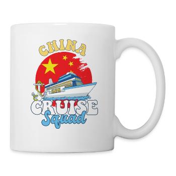 Voyage de vacances en famille China Cruise Squad - Mug blanc - blanc - Droite