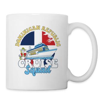 Dominican Republic Cruise Squad Family Vacation - Mug - white - Right