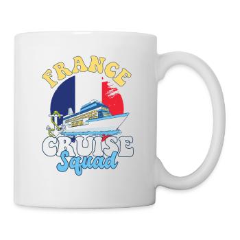 France Cruise Squad Family Vacation Trip - Mug - white - Right