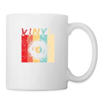 Vinyle Coloré - Mug blanc - blanc - Droite