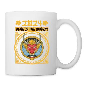 Nouvel An chinois Année du Dragon 2024 - Mug blanc - blanc - Droite