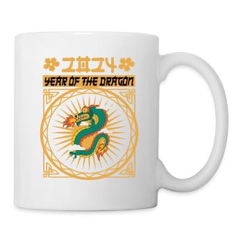 Nouvel An chinois Année du Dragon 2024 - Mug blanc - blanc - Droite