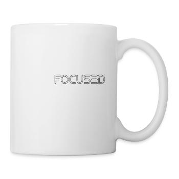 Dream Big work hard stay focused - Mug - white - Right