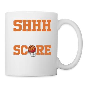 Chut, je garde le score 22 - Mug blanc - blanc - Droite
