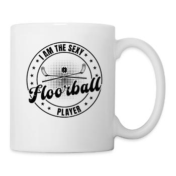 Jeu de floorball - Je suis le joueur de floorball sexy - Mug blanc - blanc - Droite