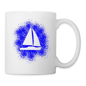 Sailing Yacht Sailboat Sailing Ship - Mug - white - Right