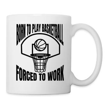 Basketball Basketballspieler Basketballteam - Tasse - Weiß - Rechts