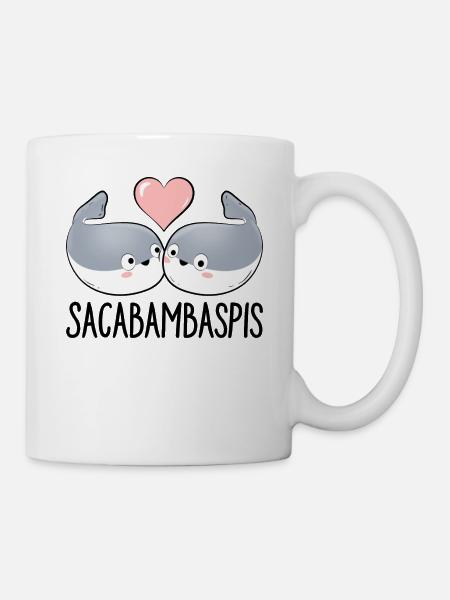 Fisch Meme Paar - Tasse - Weiß