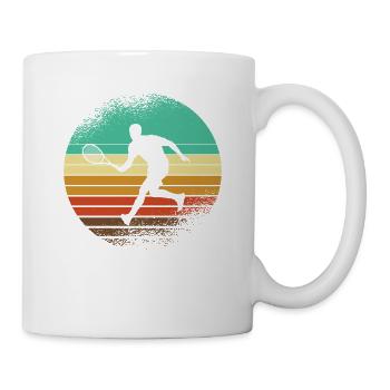 Rétro Paddleball Padel Padel Tennis Padel - Mug blanc - blanc - Droite