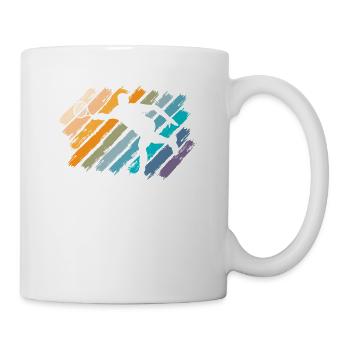 Rétro Paddleball Padel Padel Tennis Padel - Mug blanc - blanc - Droite