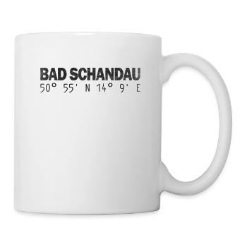 Bad Schandau Koordinaten GPS - Tasse - Weiß - Rechts