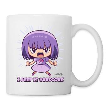 The "Keep it Hardcore" Anime Girl - Mug - white - Right