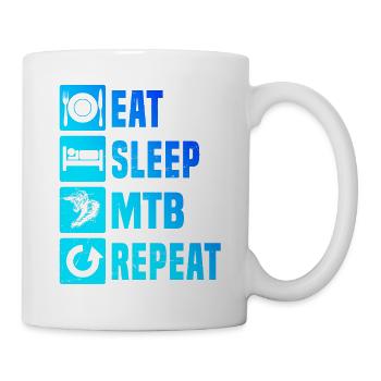 Mountain Bikers Cycling Women's Mountain Biking - Mug - white - Right