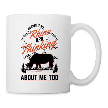 Rhino Gift Rhino Rhinoceros - Mug - white - Right