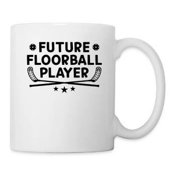 Bébé joueur de floorball - Future joueur de floorball - Mug blanc - blanc - Droite