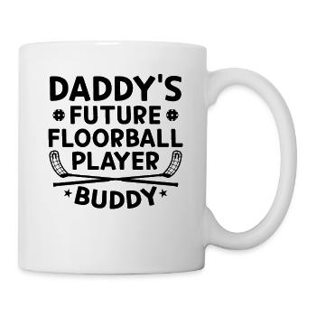 Daddy's Future Floorball Player Buddy - Baby Floor - Mug - white - Right