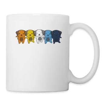 Aroace Flag Pride LGBTQ Cute Dalmatian - Mug - white - Right