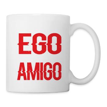 Your Ego Is Not Your Amigo 45 - Tasse - Weiß - Rechts