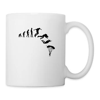 Parachutisme Parachute Evolution Vol Naturel - Mug blanc - blanc - Droite
