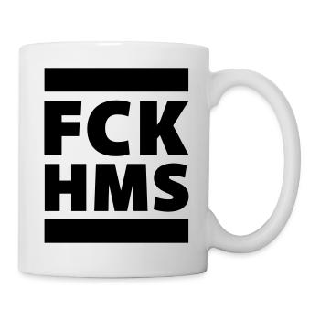 FCK HMS solidarity against anti-Semitism - Mug - white - Right