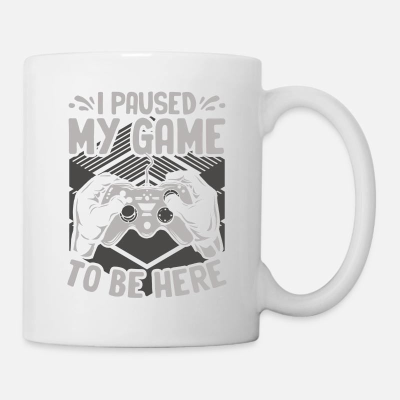 Gamer's Dilemma: Paused Game Should Be Here - Mug - white